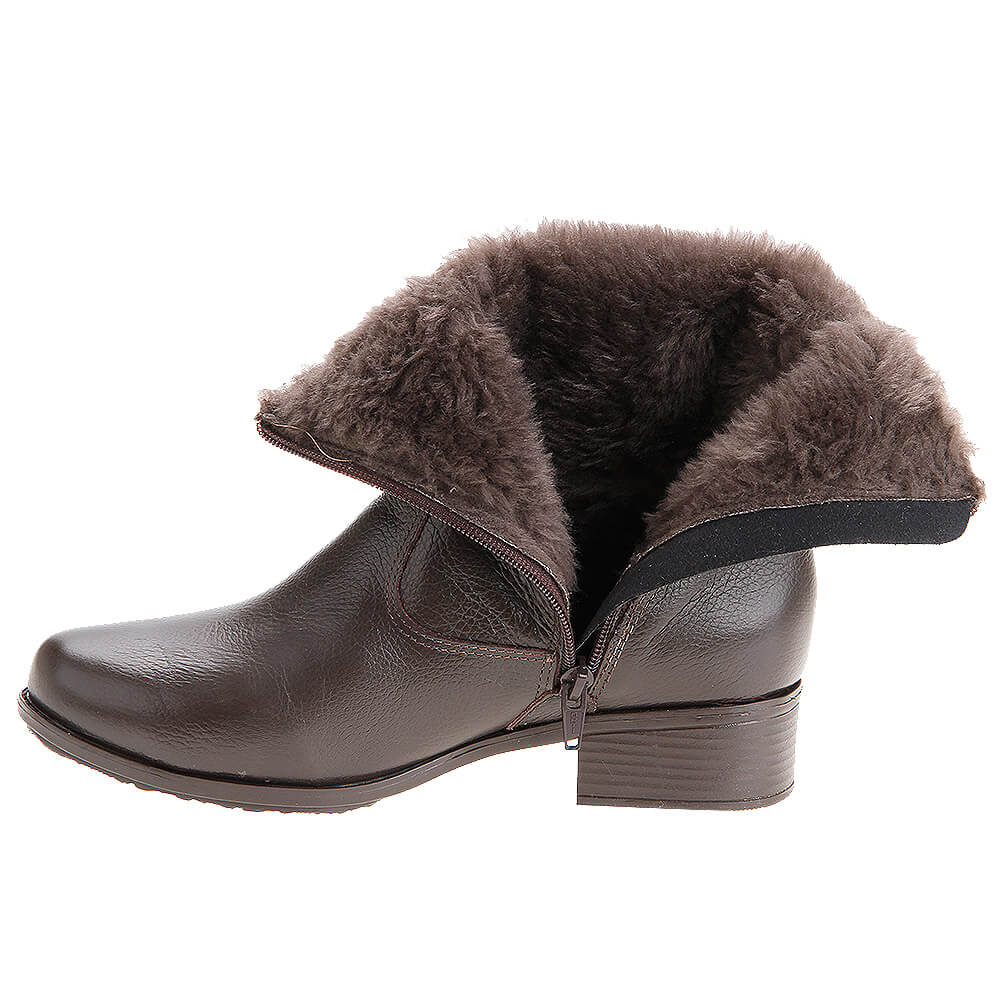 Women's Boot in Genuine Leather Lined in Wool Ref. 20078