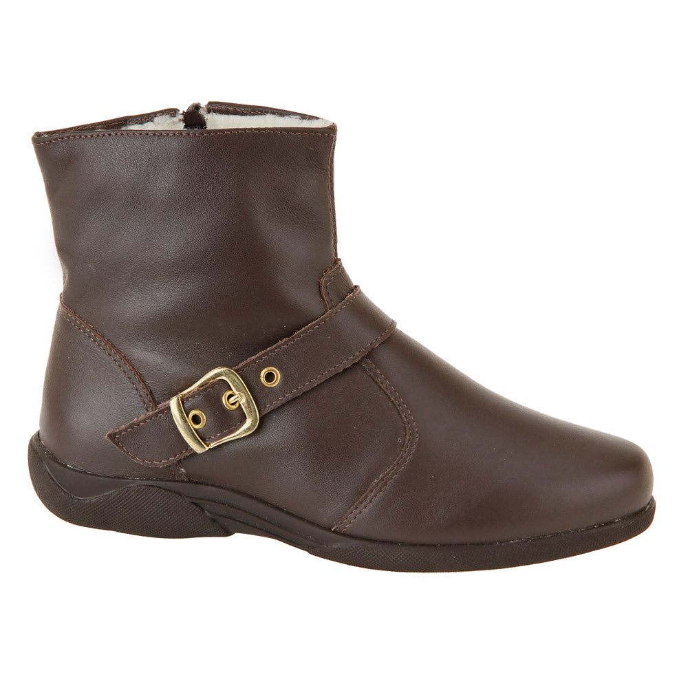 Women's Boot in Genuine Leather Lined with Natural Sheepskin Ref. 107CA