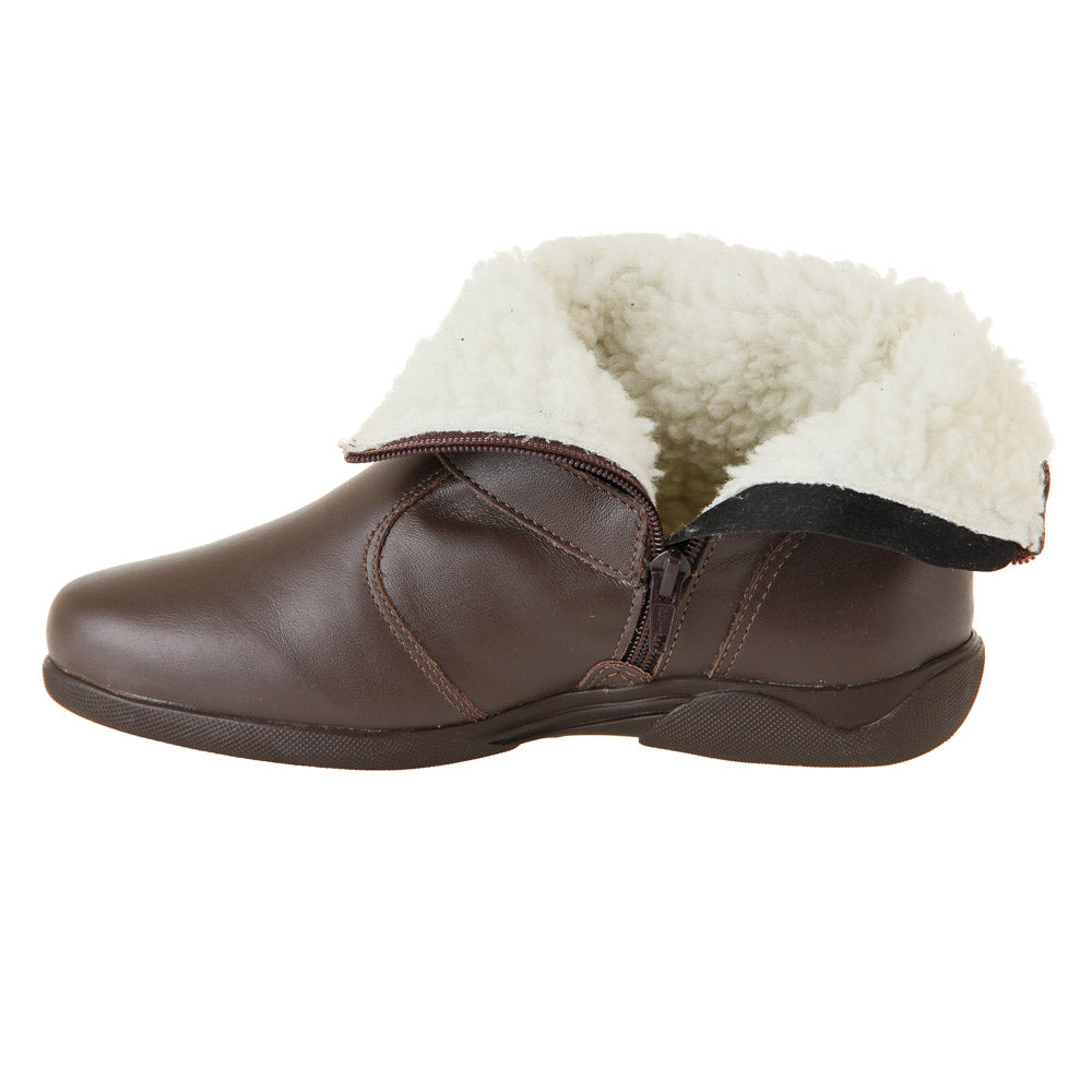 Women's Boot in Genuine Leather Lined with Natural Sheepskin Ref. 107CA
